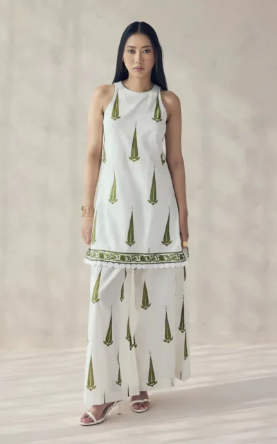 Cotton Printed Western Co ord Set design