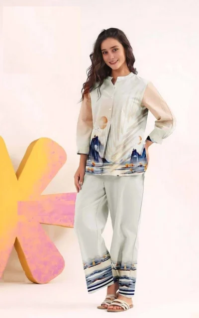 Rasili Nx Vaanii Digital Printed Co Ord Set