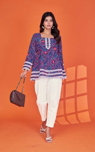 Delta Silk Casual Kurtis 306