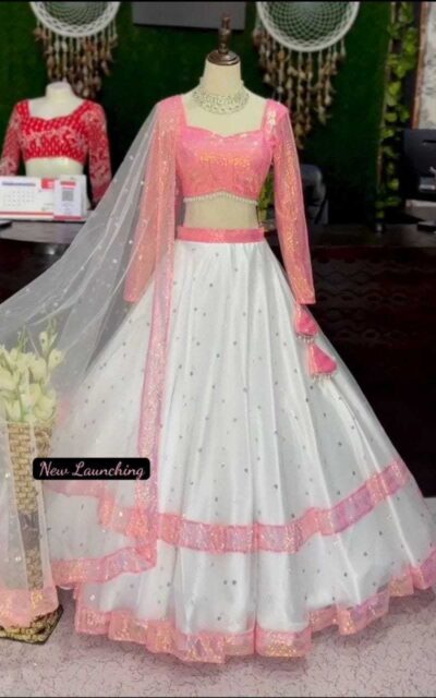 Soft Net Designer Lehenga 307