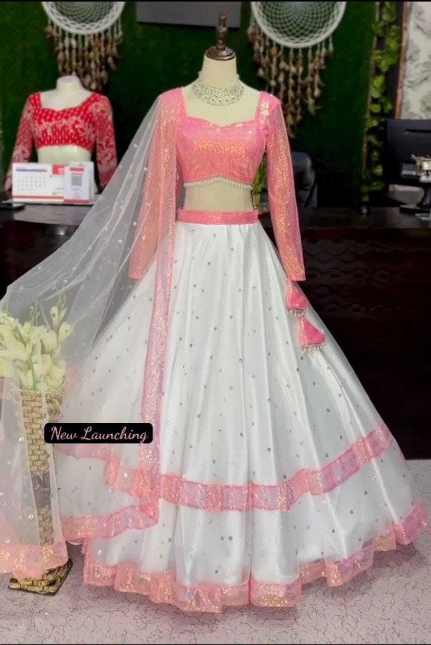 Soft Net Designer Lehenga 307