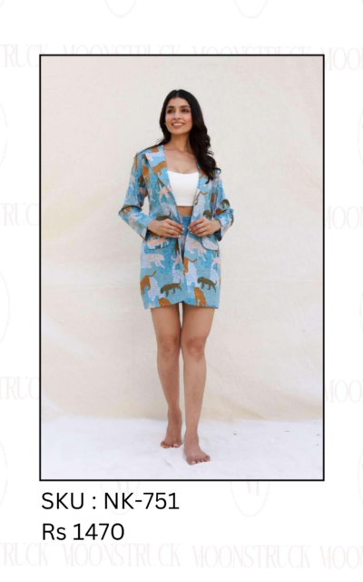 Wild Muse Printed Blazer Co-Ord Set